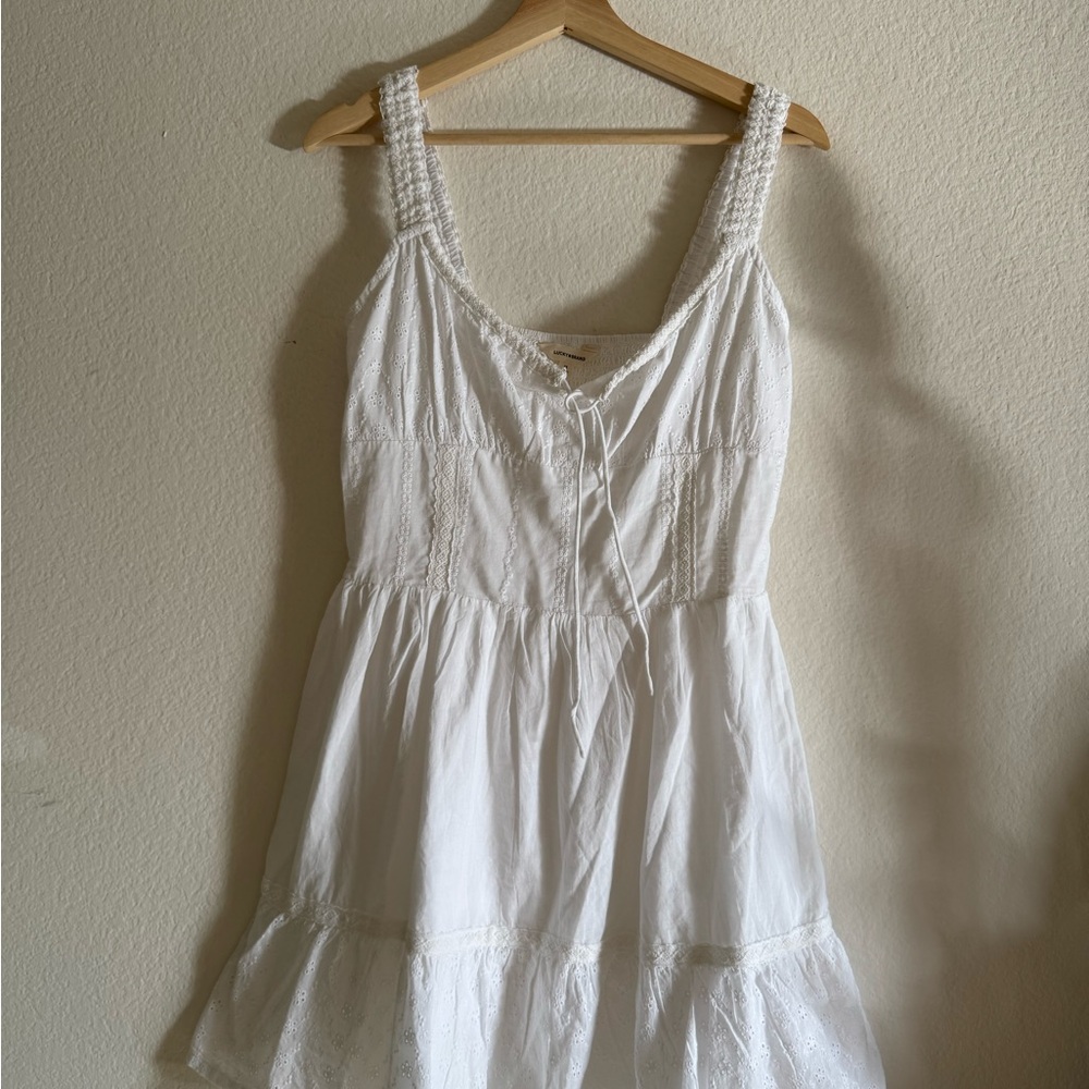Lucky Brand White Mini Dress